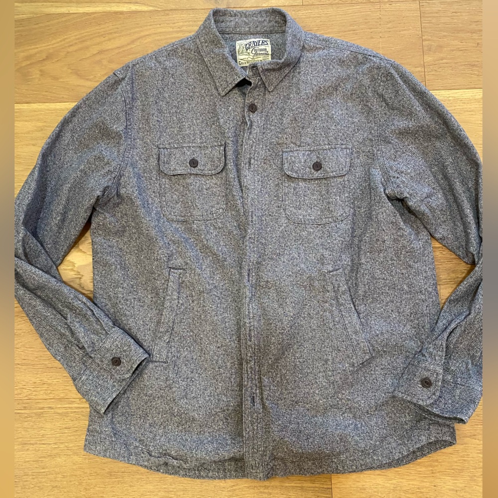 Grayer’s outdoor garments Men's 100% cotton, high quality  top size XL GUC
